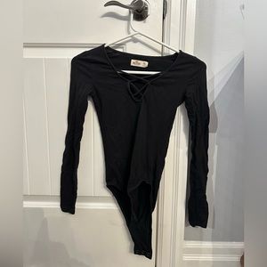 Hollister v-neck bodysuit